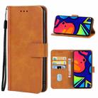 Leather Phone Case For Samsung Galaxy M31 / M31 Prime / F41 / M21S(Brown) - 1