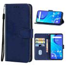 Leather Phone Case For UMIDIGI A7S(Blue) - 1