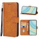 Leather Phone Case For ZTE Axon 20 4G / 5G / A20 / A2121(Brown) - 1