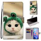 For Xiaomi Redmi Note 11 Coloured Drawing Cross Texture Horizontal Flip Leather Phone Case with Holder & Card Slots & Wallet & Lanyard(Frog Kitten) - 1