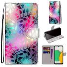 For Samsung Galaxy A03 Core Coloured Drawing Cross Texture Horizontal Flip Leather Phone Case with Holder & Card Slots & Wallet & Lanyard(Translucent Glass) - 1