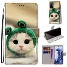 For Xiaomi 11T / 11T Pro Coloured Drawing Cross Texture Horizontal Flip Leather Phone Case with Holder & Card Slots & Wallet & Lanyard(Frog Kitten) - 1