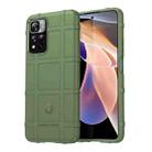 For Xiaomi Redmi Note 11 Pro 5G / Note 11 Pro+ 5G / Poco X4 NFC 5G Domestic Version Full Coverage Shockproof TPU Phone Case(Green) - 1