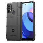 For Motorola Moto E20 / E30 / E40 Full Coverage Shockproof TPU Phone Case(Black) - 1