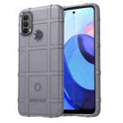 For Motorola Moto E20 / E30 / E40 Full Coverage Shockproof TPU Phone Case(Grey) - 1