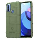 For Motorola Moto E20 / E30 / E40 Full Coverage Shockproof TPU Phone Case(Green) - 1