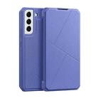 For Samsung Galaxy S22 5G DUX DUCIS Skin X Series Horizontal Flip Leather Phone Case(Blue) - 1