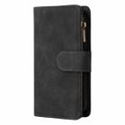 For iPhone 13 Multifunctional Phone Leather Case with Card Slot & Holder & Zipper Wallet & Photo Frame(Black) - 2