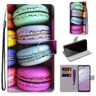 For Motorola Moto G10 / G20 / G30 Coloured Drawing Cross Texture Horizontal Flip PU Phone Leather Case with Holder & Card Slots & Wallet & Lanyard(Colorful Layer(Colorful Layer Cake) - 1