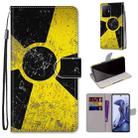 For Xiaomi Mi 11T / 11T Pro Coloured Drawing Cross Texture Horizontal Flip PU Phone Leather Case with Holder & Card Slots & Wallet & Lanyard(Colorful Layer(Yellow and Black Signs) - 1