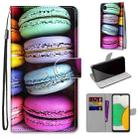 For Samsung Galaxy A03 Core Coloured Drawing Cross Texture Horizontal Flip PU Phone Leather Case with Holder & Card Slots & Wallet & Lanyard(Colorful Layer(Colorful Layer Cake) - 1