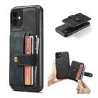 For iPhone 12 mini JEEHOOD RFID Blocking Anti-Theft Wallet Phone Case (Black) - 1