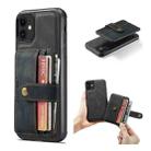 For iPhone 12 Pro Max JEEHOOD RFID Blocking Anti-Theft Wallet Phone Case(Black) - 1