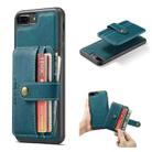 For iPhone SE 2022 / SE 2020 / 8 / 7 JEEHOOD RFID Blocking Anti-Theft Wallet Phone Case(Blue) - 1