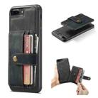 JEEHOOD RFID Blocking Anti-Theft Wallet Phone Case For iPhone 7 Plus / 8 Plus(Black) - 1