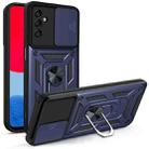 For Samsung Galaxy A13 5G Sliding Camera Cover Design TPU+PC Phone Protective Case(Blue) - 1