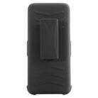 For Galaxy S8 PC + Silicone Back Clip Sliding Sleeve Protective Case(Black) - 3
