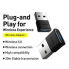 Baseus BA04 Mini Wireless Bluetooth 5.0 Adapter(Black) - 2