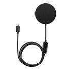 Baseus BS-W525 Simple Mini2 Magnetic Wireless Charger 15W(Black) - 1