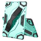For Galaxy Tab S5e TPU + PC Shockproof Protective Case with Holder(Mint Green) - 1