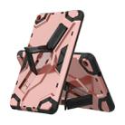 For Galaxy Tab A 8.0 2019 TPU + PC Shockproof Protective Case with Holder(Rose Gold) - 1