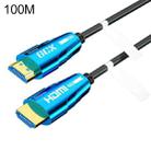 HDMI 2.0 Male to HDMI 2.0 Male 4K HD Active Optical Cable, Cable Length:100m - 1