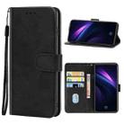 Leather Phone Case For vivo iQOO Neo 855/Z5/Y7s/S1 Foreign Version/V17 Neo EU Version/Z1X India Version(Black) - 1