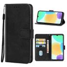 Leather Phone Case For Infinix Smart 6(Black) - 1