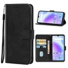 Leather Phone Case For UMIDIGI A11S(Black) - 1