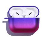 Skin Feel Gradient Earphone Protective Case For AirPods Pro(Purple) - 1