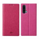 For OnePlus Nord CE 5G ViLi DMX Series Magnetic Attraction Leather Phone Case(Rose Red) - 1
