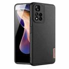 For Xiaomi Redmi Note 11 Pro Chinese Version / 11 Pro+ DUX DUCIS Fino Series PU + TPU Phone Case(Black) - 1