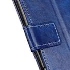 For Samsung Galaxy A03 166mm EU Version Retro Crazy Horse Texture Horizontal Flip Leather Phone Case(Blue) - 6