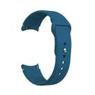 For Samsung Galaxy Watch4 40&44mm/Watch4 Classic 42&46mm Silicone Reverse Buckle Watch Band(Rock Cyan) - 1