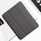 For iPad 10.2 Mutural Horizontal Flip PC + TPU + PU Leather Case with Holder & Pen Slot(Grey) - 1