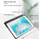 For iPad 10.2 Mutural Horizontal Flip PC + TPU + PU Leather Case with Holder & Pen Slot(Blue) - 6