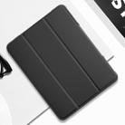 For iPad 9.7 Mutural Horizontal Flip PC + TPU + PU Leather Case with Holder & Pen Slot(Black) - 1