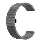 For Huawei Watch GT 3 46mm/GT Runner 22mm One-bead Steel Watch Band(Grey) - 1