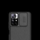 For Xiaomi Redmi Note 11 5G / 11T 5G / 11S 5G / Poco M4 Pro 5G NILLKIN Black Mirror Series Camshield PC Phone Case(Black) - 4