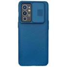 For OnePlus 9RT 5G NILLKIN Black Mirror Series Camshield PC Phone Case(Blue) - 1