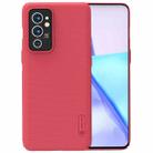 For OnePlus 9RT 5G NILLKIN Frosted Concave-convex Texture PC Phone Case(Red) - 1