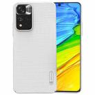 For Xiaomi Redmi Note 11 Pro Glogal / 11 Pro Glogal 5G / 11 Pro+ 5G India / 11E Pro 5G NILLKIN Frosted Concave-convex Texture PC Case (White) - 1