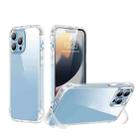 For iPhone 13 JOYROOM JR-BP954 Defender Series PC + TPU Phone Case with Four-corner Bracket(Transparent) - 1