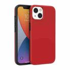 For iPhone 13 mini Rubber Oil Surface Phone Case (Red) - 1