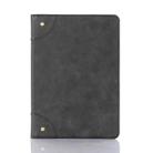 For iPad 10.2 / 10.5 Retro Book Style Horizontal Flip Leather Case with Holder & Card Slots & Wallet(Black) - 2