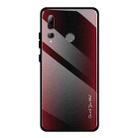 For Huawei Enjoy 9s / Honor 10i / 20i / 20 Lite / P Smart Plus 2019 / Maimang 8 Texture Gradient Glass Protective Case(Red) - 1