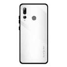 For Huawei Enjoy 9s / Honor 10i / 20i / 20 Lite / P Smart Plus 2019 / Maimang 8 Texture Gradient Glass Protective Case(White) - 1