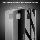 For Huawei Mate 20 Pro  Texture Gradient Glass Protective Case(Red) - 5