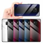 For Huawei Mate 20 Pro  Texture Gradient Glass Protective Case(Black) - 7