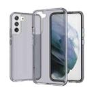 For Samsung Galaxy S22+ 5G Shockproof Terminator Style Transparent Protective Phone Case(Grey) - 1